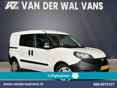 Fiat Doblò Cargo 1.6 MJ 90pk L1H1 Euro6 Airco  | 3-Zits | Navigatie | Apple Carplay | Android Auto Zijdeur, Parkeersensoren, Bijrijdersbank