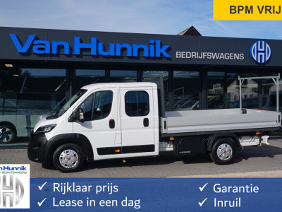 Fiat Ducato 35 Maxi DOKA 180PK Open Laadbak AUT 10 Scherm, Navi, Climate, Trekhaak, Standkachel! NR. D01*