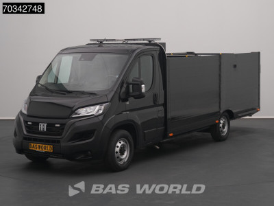 Fiat Ducato 140pk 457cm XL Automaat Lier Open Box Scooter / Fietstransport Laadbrug Pickup Airco Camera Euro6 Transport Airco Cruise control foto 2