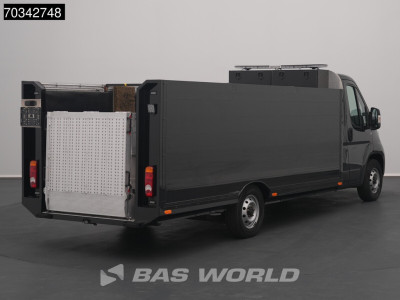 Fiat Ducato 140pk 457cm XL Automaat Lier Open Box Scooter / Fietstransport Laadbrug Pickup Airco Camera Euro6 Transport Airco Cruise control foto 3