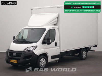 Fiat Ducato 140pk DHollandia Laadklep Zijdeur Bakwagen Airco Cruise Euro6 Meubelbak Koffer Airco Cruise control