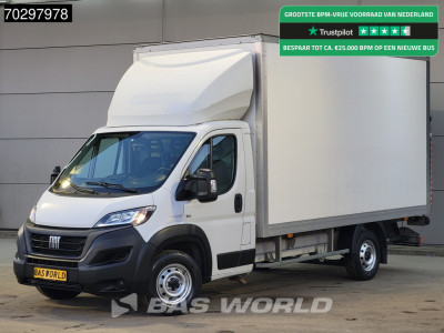 Fiat Ducato 140pk Laadklep Bakwagen Aiirco Cruise Camera DHollandia Euro6 Meubelbak Koffer Airco Cruise control