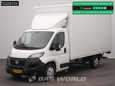 Fiat Ducato 140pk Laadklep Zijdeur Bakwagen LED Airco Cruise Euro6 Meubelbak Möbelkoffer Koffer LBW Tail Lift Airco Cruise control