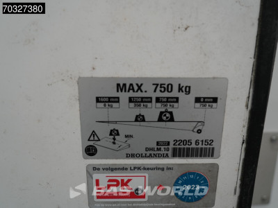 Fiat Ducato 140pk Laadklep Zijdeur Koelwagen Vriezer Airco DHollandia Euro6 Koeler Koeler Koelwagen Kühlwagen Kühlkoffer Airco 19