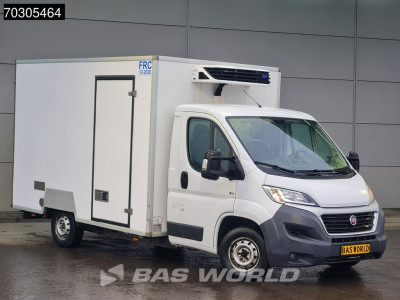 Fiat Ducato 150pk Koelwagen Zijdeur Carrier Xarios 350 230v-stekker Achterdeuren Airco Euro6 Bakwagen Gekoeld Kühl Kühler Kühlwagen Kühlkoffer Airco foto 5