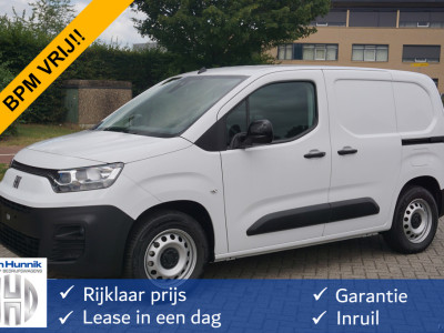 Fiat E-Doblò L1 50 kWh Plus BPM VRIJ Climate, Navi, Camera, Betimmering, 2x Schuifdeur!! NR. J291*