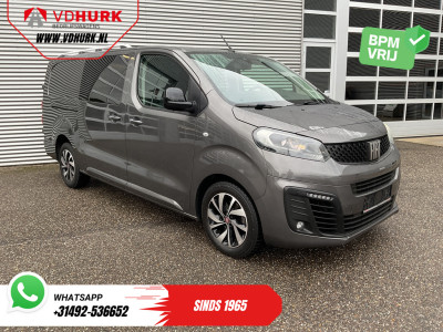 Fiat Scudo 2.0 MJ 180 pk Aut. DC Dubbel Cabine Xenon/ 2x Schuifdeur/ Carplay/ Keyless/ Navi/ Climate/ Camera/ Cruise/ 17?LMV/ PDC