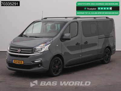 Fiat Talento 170pk Automaat Dubbel Cabine 2x Schuifdeur L2H1 Trekhaak LED Navi Airco Cruise Camera Parkeersensoren Stoelverwarming Euro6 L2 DC Doka Mixto Airco Trekhaak Cruise control