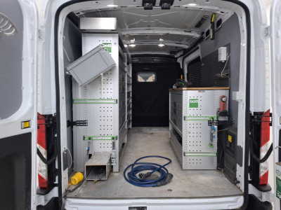 Ford E-Transit 350 L2 H2 Trend 68 kWh Bott Vario Inrichting foto 3