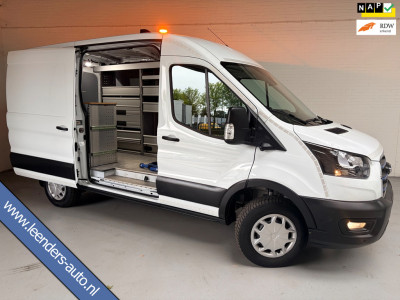 Ford E-Transit SERVICEWAGEN ELEKTRISCH AUTOMAAT 350 L2H2 Trend 68 kWh BOTT INRICHTING, V230 OMVORMER, RIJKLAARPRIJS!