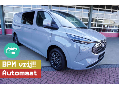Ford E-Transit Cust. 320 L2H1 Limited 71 kWh 160KW/218PK Dubbelcab. Automaat nr. V086 | Airco | Adap.Cruise | Navi | 360 Camera | Schuifdeur L+R