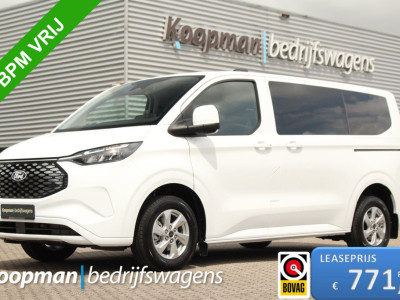 Ford E-Transit Custom 320 L1H1 Kombi | 9 persoons | Limited | 71kWh | 100kW/136pk | Trekgewicht 2300kg | Camera | Carplay/Android | Cruise | Lease 771,- p/m
