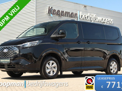 Ford E-Transit Custom 320 L1H1 Kombi | 9 persoons | Limited | 71kWh | 100kW/136pk | Trekgewicht 2300kg | Camera | Carplay/Android | Cruise | Lease 771,- p/m