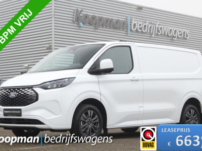Ford E-Transit Custom 320 L1H1 Limited | 65kWh | 160kW/218pk | Pro Power | Camera | Carplay/Android | Cruise | Lease 681,- p/m