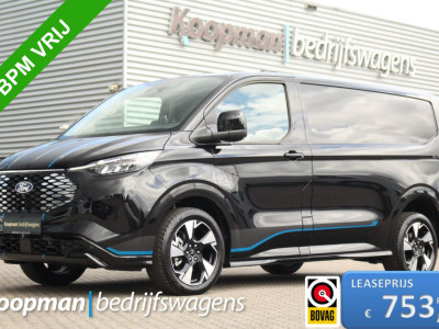 Ford E-Transit Custom 320 L1H1 Sport | 71kWh | 160kW/218pk | Trekgewicht 2300kg | Stoel+Stuurverw. | Camera | Carplay/Android | Lease 753,- p/m