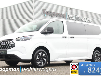 Ford E-Transit Custom 320 L2H1 Kombi  | 9 persoons |  Trend | 65kWh | 160kW/218pk | Trekgewicht 2300kg | Camera | Carplay/Android | Cruise | Lease 824,- p/m