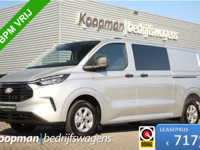 Ford E-Transit Custom 320 L2H1 Limited 71 kWh 218pk DC Automaat | L+R Zijdeur | Keyless | Carplay/Android | Stoel + stuurverw | Lease 717,- p/m