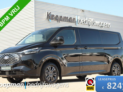 Ford E-Transit Custom 320 L2H1 Limited DC | 71 kWh | 160kW/218pk | Driver Assist | Adap. Cruise | 360Â° Camera | Carplay/Android | Lease 824,- p/m