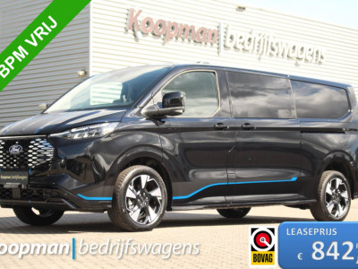 Ford E-Transit Custom 320 L2H1 Sport DC 71 kWh | 160kW/218pk | Trekgewicht 2300kg | Driver Assist | Adap. Cruise | Stoel+Stuurverw. | Camera | Carplay/Android | Lease 842,- p/m