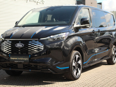 Ford E-Transit Custom 320 L2H1 Sport DC 71 kWh | 160kW/218pk | Trekgewicht 2300kg | Driver Assist | Adap. Cruise | Stoel+Stuurverw. | Camera | Carplay/Android | Lease 842,- p/m foto 2