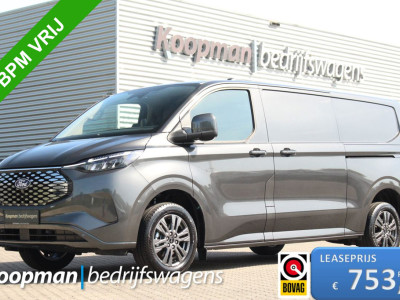 Ford E-Transit Custom 340 L2H1 Limited | 71 kWh | 160kW/218pk | L+R Schuifdeur | Driver Assist | 360gr Camera | Pro Power |  Adaptive Cruise | Lease 753,- p/m