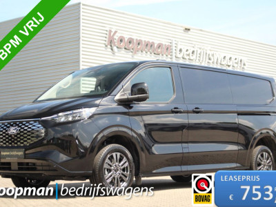 Ford E-Transit Custom 340 L2H1 Limited | 71 kWh | 160kW/218pk | L+R Schuifdeur | Pro Power | Driver Assist | 360gr Camera |  Adaptive Cruise | Lease 753,- p/m