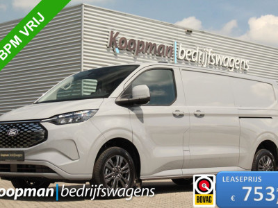 Ford E-Transit Custom 340 L2H1 Limited | 71 kWh | 160kW/218pk | L+R Schuifdeur | Stoel + Stuurverwarming | Camera | Carplay/Android | Cruise | Lease 753,- p/m