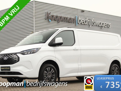 Ford E-Transit Custom 340 L2H1 Limited | 71 kWh | 160kW/218pk | Stoel + Stuurverwarming | Camera | Carplay/Android | Cruise | Lease 735,- p/m