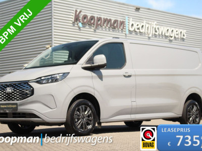 Ford E-Transit Custom 340 L2H1 Limited | 71 kWh | 160kW/218pk | Stoel + Stuurverwarming | Camera | Carplay/Android | Cruise | Lease 735,- p/m