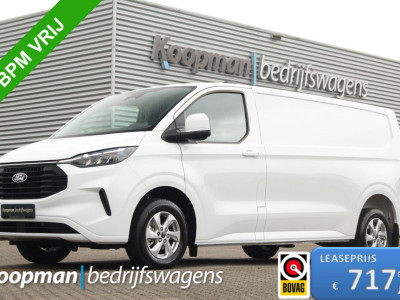 Ford E-Transit Custom 340 L2H1 Limited 71 kWh Automaat | Trekgewicht 2300kg | LED | Carplay | Keyless | Camera | Cruise | Stoel+Stuurvwer. | Lease 717,- p/m
