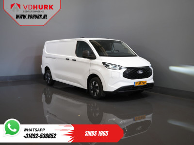 Ford E-Transit Custom L2 330 km WLTP Garantie t/m 2028/ LED/ Snellader/ Standkachel/ Stoelverw./ Stuurverw./ Carplay/ Camera/ PDC/ Climate/ Cruise