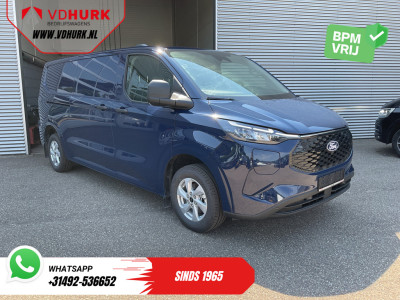 Ford E-Transit Custom L2 71 Kwh 370 km WLTP Garantie t/m 06-29/ LED/ Snellader/ Standkachel/ Stoelverw./ Stuurverw./ Carplay/ Camera/ PDC/ Climate/ Cruise/ 16LMV