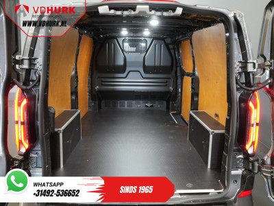 Ford E-Transit Custom L2 Limited 71 kWh 330 km WLTP LED/ Adapt.Cruise/ Standkachel/ Stoelverw./ Frontlip/ Sidebars/ Raptor/ Betimmerd/ Carplay/ 360.Camera/ Climate/ PDC/ 19?LMV/ Trekhaak 15