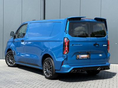 Ford E-Transit Custom MS-RT 285 PK FULL ELECTRIC SPORT / L1H1 / DIGITAL AQUA BLUE METALLIC / REAR VIEUW / B&O SOUND SYSTEM / 19 INCH / LED / CAMERA foto 5