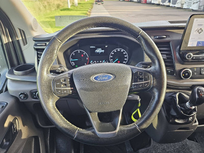 Ford TRANSIT 2.0 Dubbele Cabine Open-Laadbak XL Navi 1e Eigenaar Trekhaak Euro6 130Pk foto 10