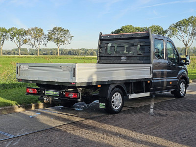 Ford TRANSIT 2.0 Dubbele Cabine Open-Laadbak XL Navi 1e Eigenaar Trekhaak Euro6 130Pk foto 3