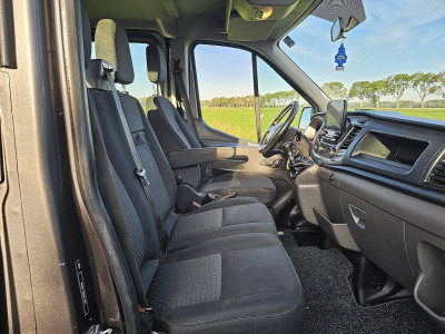 Ford TRANSIT 2.0 Dubbele Cabine Open-Laadbak XL Navi 1e Eigenaar Trekhaak Euro6 130Pk foto 7
