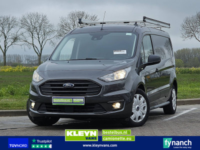 Ford TRANSIT CONNECT 1.5 L2 Lang Airco Navi 3 Zits Achterdeuren Imperiaal Trekhaak Multifunctioneel Stuur Camera Apple Carplay PDC Cruise Control Euro6 100 PK!