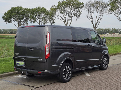 Ford TRANSIT CUSTOM 2.0 L1H1 SPORT Dubbele Cabine 185Pk Automaat 2xSchuifdeur Lm-Velgen ! foto 3