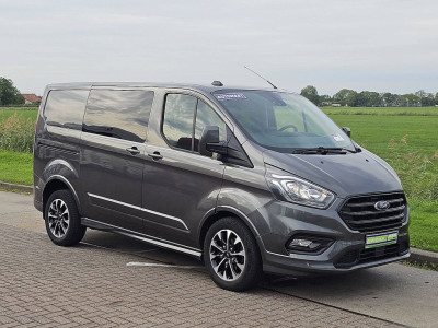 Ford TRANSIT CUSTOM 2.0 L1H1 SPORT Dubbele Cabine 185Pk Automaat 2xSchuifdeur Lm-Velgen ! foto 5