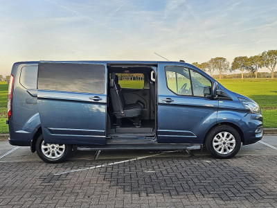 Ford TRANSIT CUSTOM 2.0 L2 DC ac automaat EURO6 dubbele schuifdeur carplay trekhaak treeplanken LM velgen foto 15