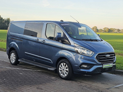 Ford TRANSIT CUSTOM 2.0 L2 DC ac automaat EURO6 dubbele schuifdeur carplay trekhaak treeplanken LM velgen foto 5