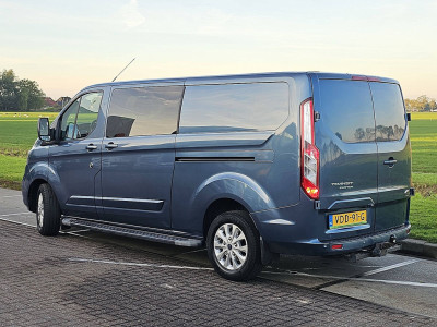 Ford TRANSIT CUSTOM 2.0 L2 DC ac automaat EURO6 dubbele schuifdeur carplay trekhaak treeplanken LM velgen foto 6