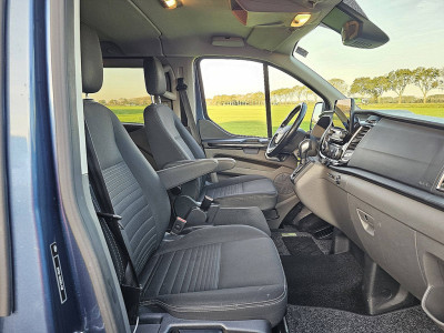 Ford TRANSIT CUSTOM 2.0 L2 DC ac automaat EURO6 dubbele schuifdeur carplay trekhaak treeplanken LM velgen foto 7