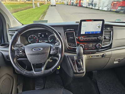 Ford TRANSIT CUSTOM 2.0 L2 DC ac automaat EURO6 dubbele schuifdeur carplay trekhaak treeplanken LM velgen foto 8