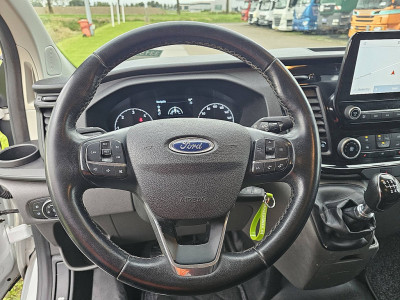 Ford TRANSIT CUSTOM 2.0 L2 TRAIL NAP Euro6 3-ZIts/Leer Lm-Velgen Raptor-Grille Trekhaak Onderhoudshistorie! foto 12