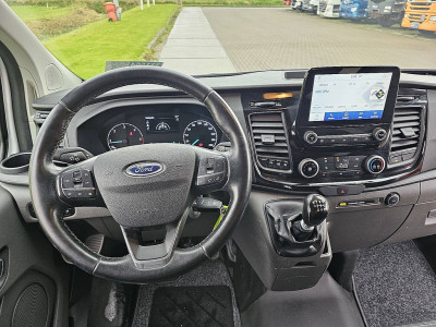 Ford TRANSIT CUSTOM 2.0 L2 TRAIL NAP Euro6 3-ZIts/Leer Lm-Velgen Raptor-Grille Trekhaak Onderhoudshistorie! foto 8