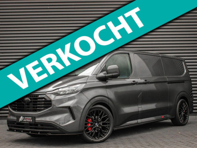 Ford TRANSIT CUSTOM 320 2.0 TDCI L2H1 170PK AWD 4X4 JB-EDITION / 3-ZITS / DRIVERS PACK / NAVIGATIE / FULL BLACK / BPM VRIJ / APPLE