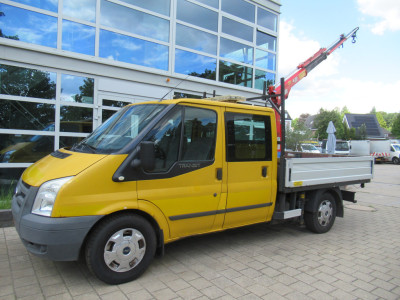 Ford Transit 100 T330M 2.4 TDCI DOKA + Maxilift Kraan Crane ENGINE BROKEN foto 2
