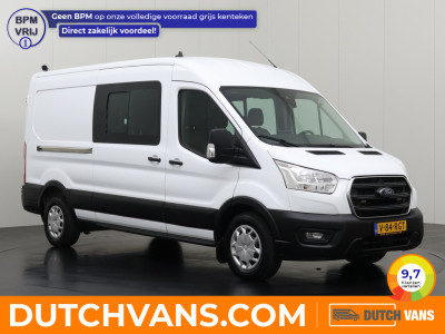 Ford Transit 2.0TDCI 130PK Automaat L3H2 Dubbele Cabine | 7-Persoons | Navigatie | Camera Multimedia | Airco | Cruise